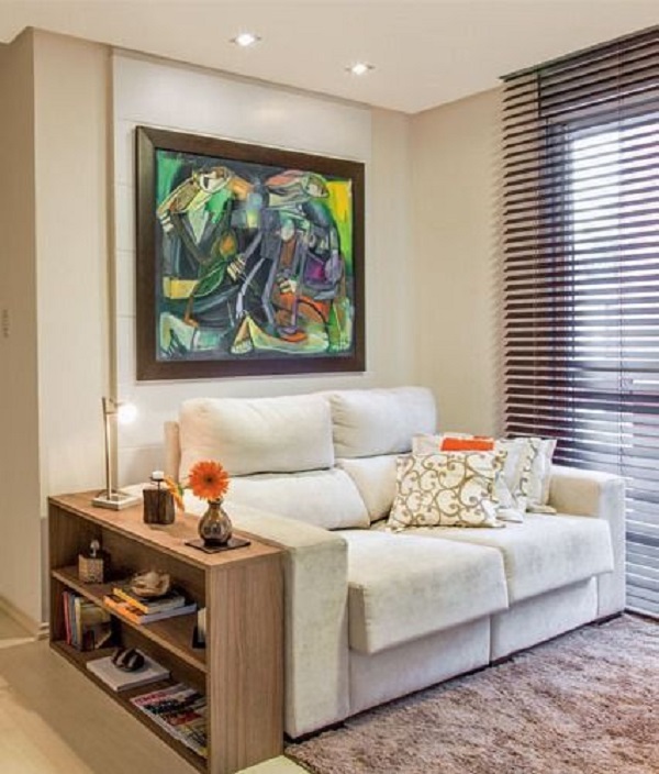 Sala Compacta, Soluções Inteligentes: Decoração com Móveis Multifuncionais - ideia