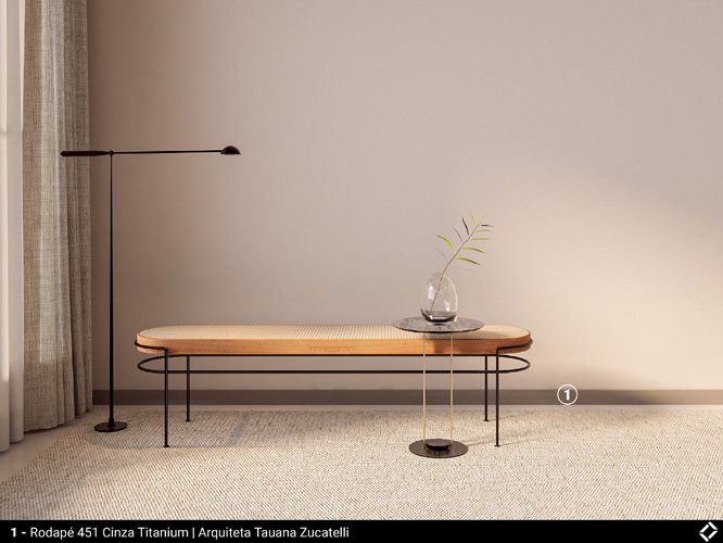 Estilo Industrial: Rodapé de Poliestireno Cinza Chumbo com Acabamento Fosco - ideia