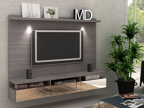 Painel Moderno com Iluminação Embutida - ideia