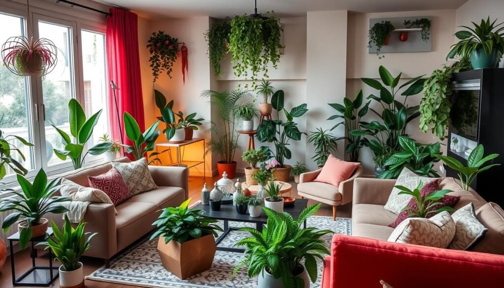 Integração com a Estante: Plantas e Livros em Harmonia - inspiração