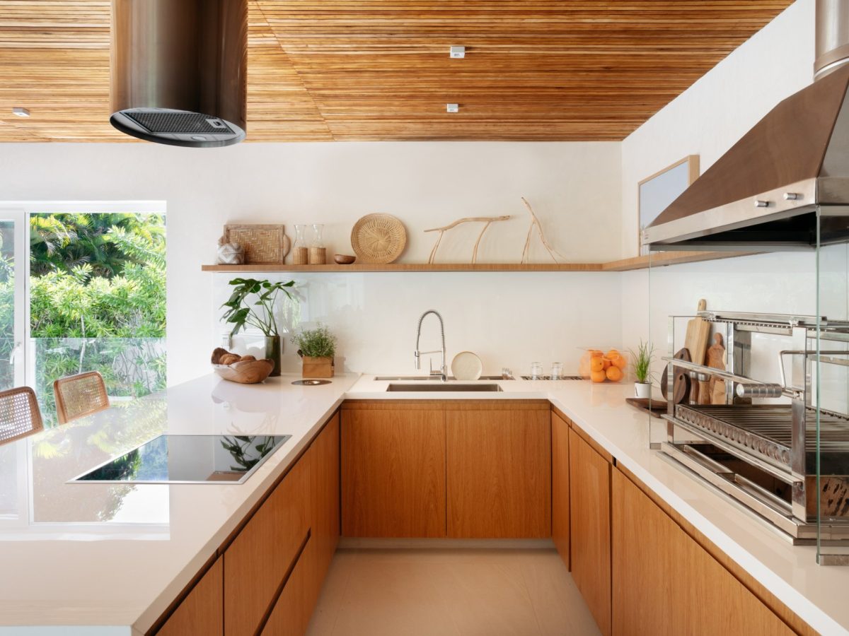 Cozinha Suspensa: Elegante e moderna - detalhe