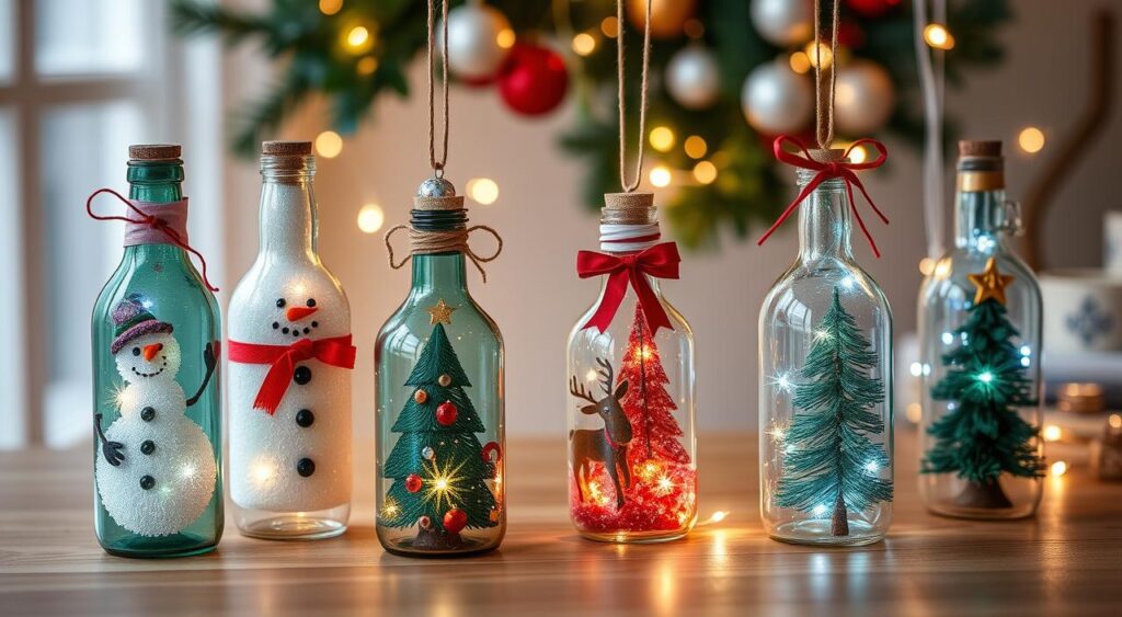 Velas em Garrafas Decoradas: Sustentabilidade Criativa - ideia