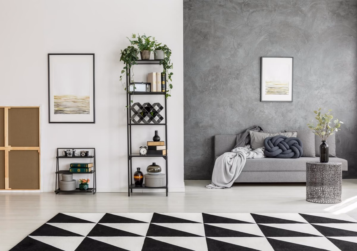 Minimalismo Criativo Com Decoração em Preto e Branco - inspiração