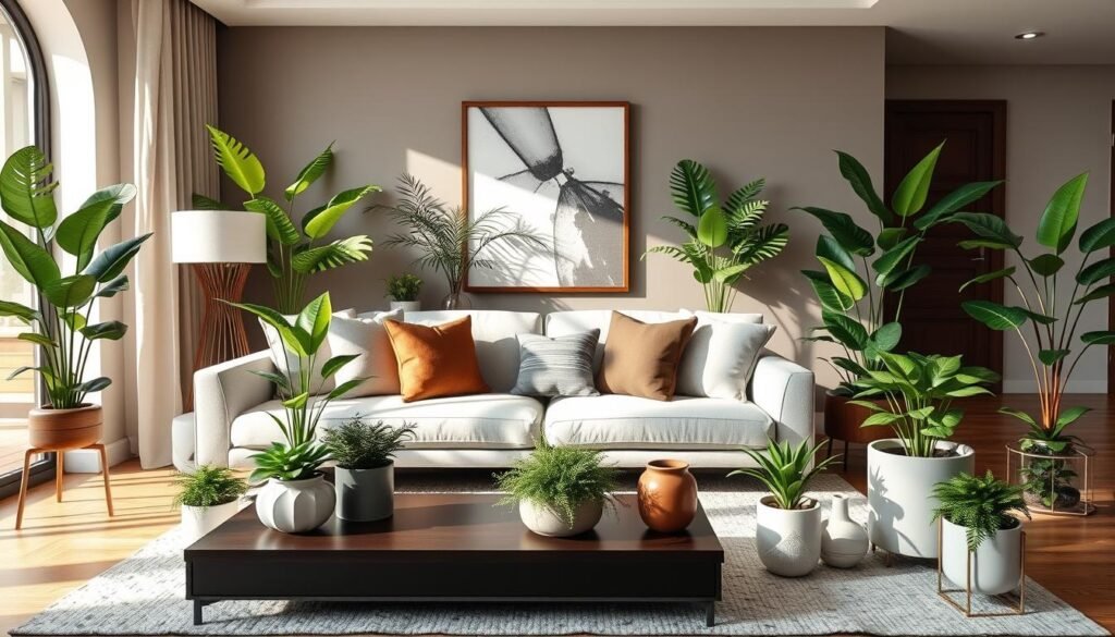 Integração com a Estante: Plantas e Livros em Harmonia - ideia