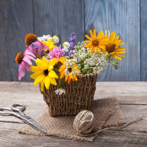 Centros de Mesa Rústicos com Flores Silvestres: Charme Campestre - detalhe