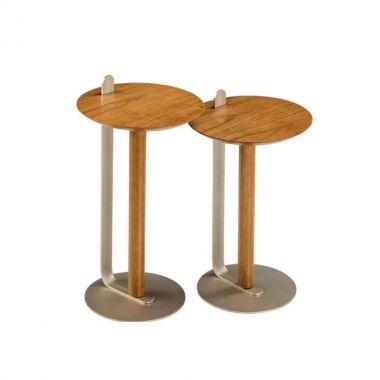 Minimalismo Marcante: Mesas Laterais Flutuantes e Suspensas - ideia