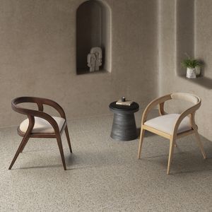Cadeiras de Design com Formas Orgânicas e Tons Terrosos: Elegância Natural - ideia