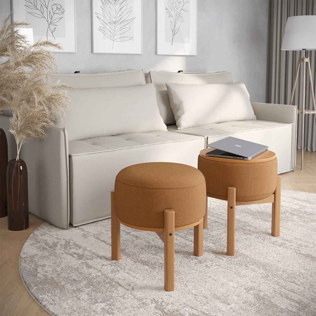 Móveis Multifuncionais em Cores Vibrantes: Alegria e Otimização do Espaço - ideia