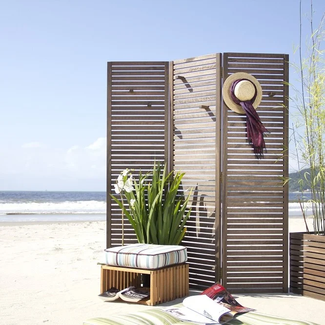 Biombo de Madeira Rústica: Aconchego e Personalidade para Ambientes Autênticos - inspiração