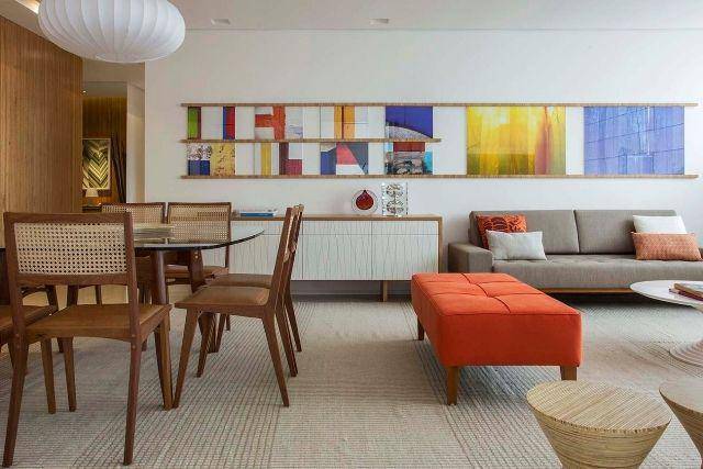 Buffet Laqueado Colorido: Uma Explosão de Alegria e Personalidade - inspiração