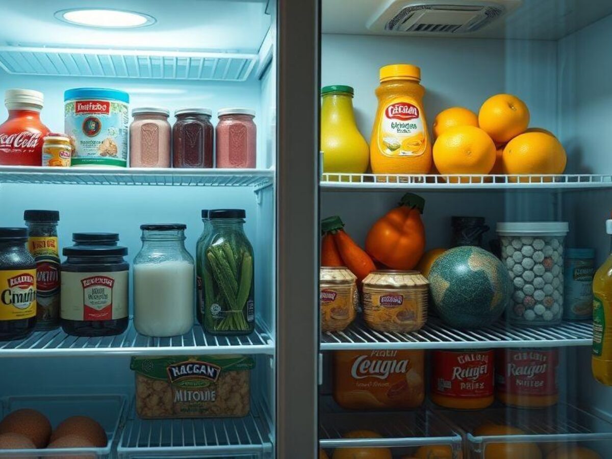 Cestas aramadas suspensas para otimizar o espaço vertical - detalhe