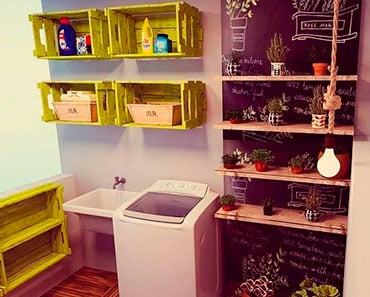 Com Caixotes de Feira Repaginados: Charme Rústico e Sustentável - ideia