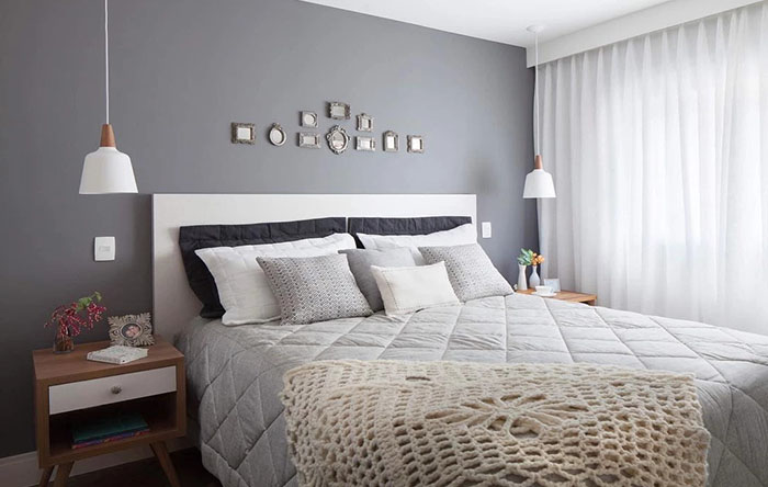 Elegância Minimalista: Cinza Suave e Toques de Branco - inspiração