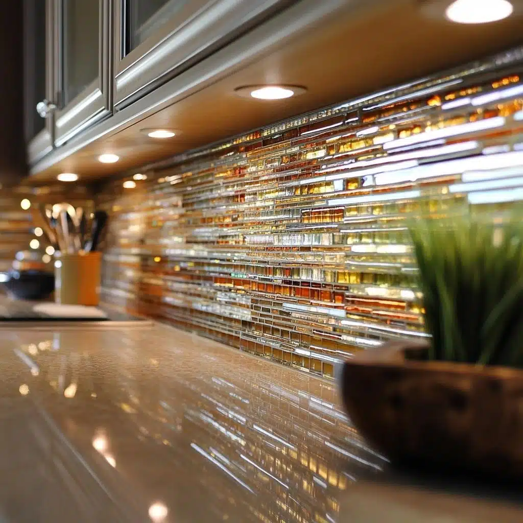 Iluminação Estratégica: Destaque as Pastilhas com Fitas de LED - detalhe