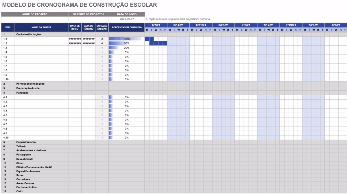 Cronograma de Reforma com Tecido e Texturas Naturais - ideia