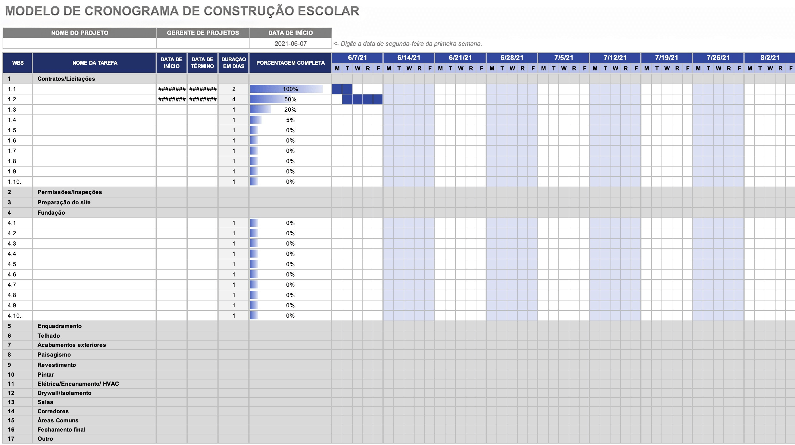 Cronograma de Reforma com Artesanato Local e Personalização - ideia