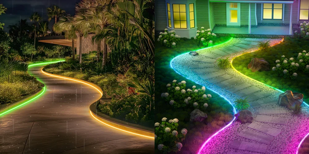 Jardim Secreto: Fita de LED à Prova D'Água para Noites Mágicas - inspiração