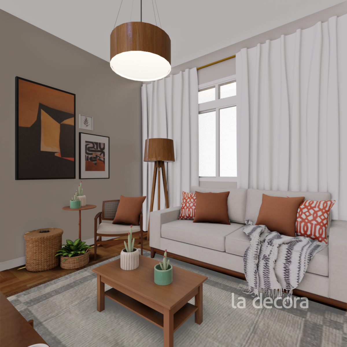 Maximizando Espaços Pequenos com Espelhos e Prateleiras Flutuantes - ideia