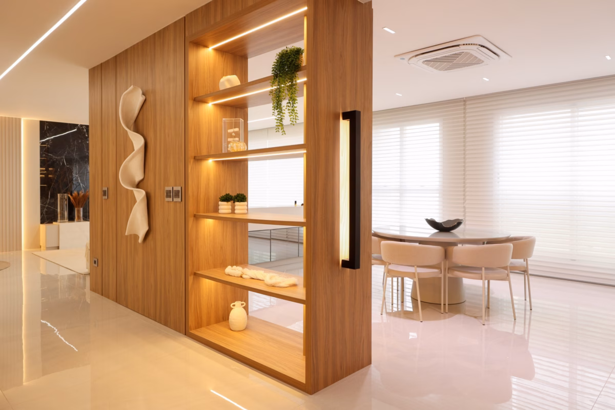 Com Nichos Assimétricos: Um Toque Moderno e Despojado - ideia