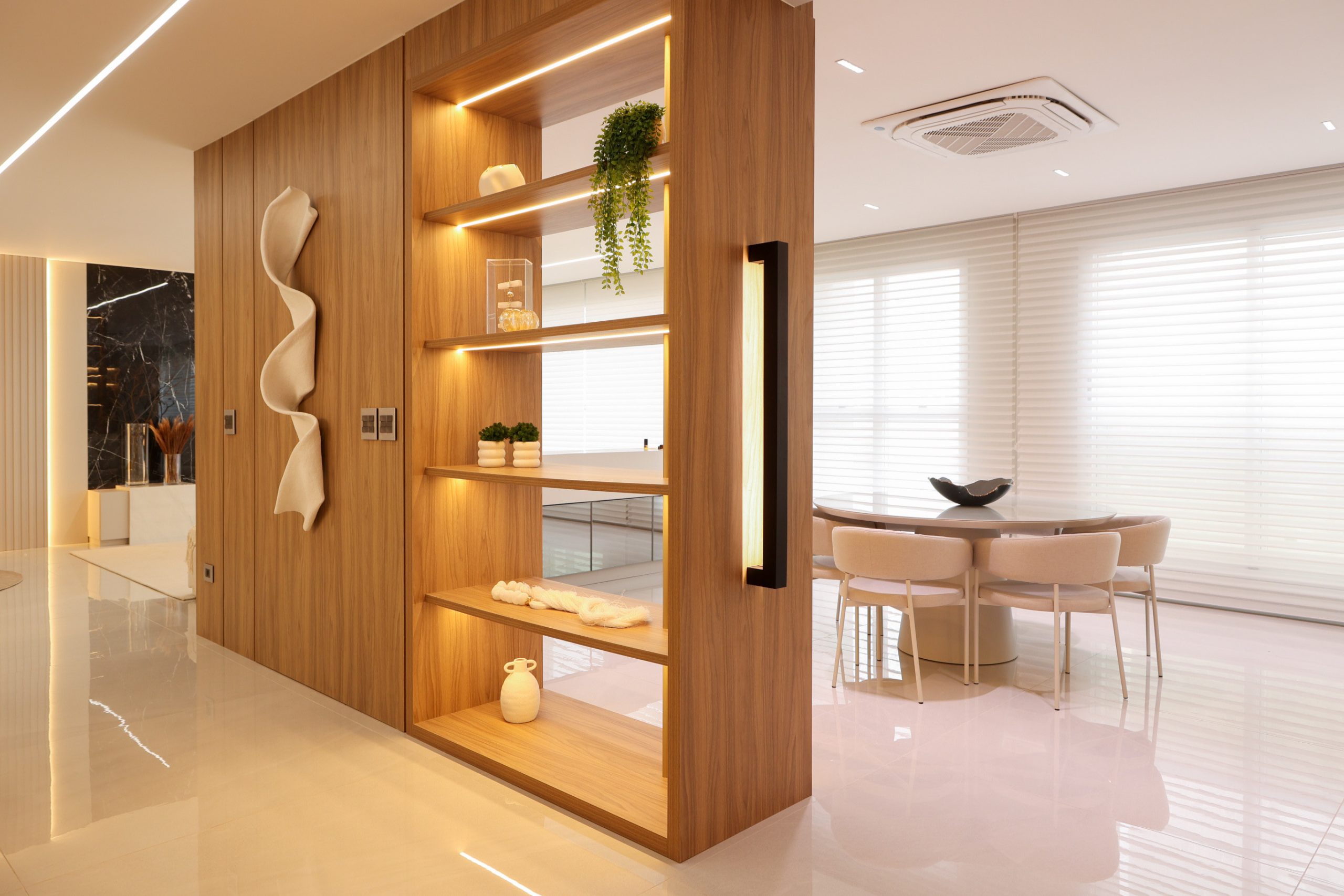 Com Iluminação Embutida: Criando Ambientes Aconchegantes e Sofisticados - inspiração