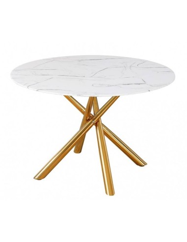 Tampo de Mármore com Base Dourada: Puro Luxo! - detalhe