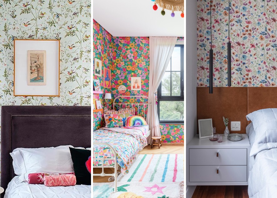 Delicadeza Floral no Quarto: Um Toque Romântico e Fácil de Limpar - ideia