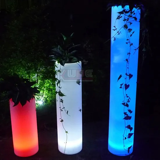 Vasos Iluminados com LED: Um Brilho Especial - detalhe