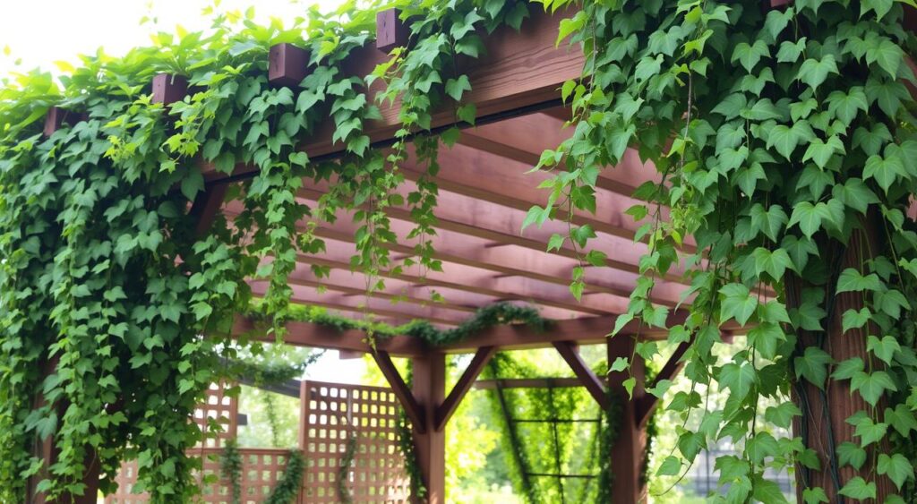 Pergolado Romântico: Jasmim e Luzinhas para Noites Mágicas - ideia