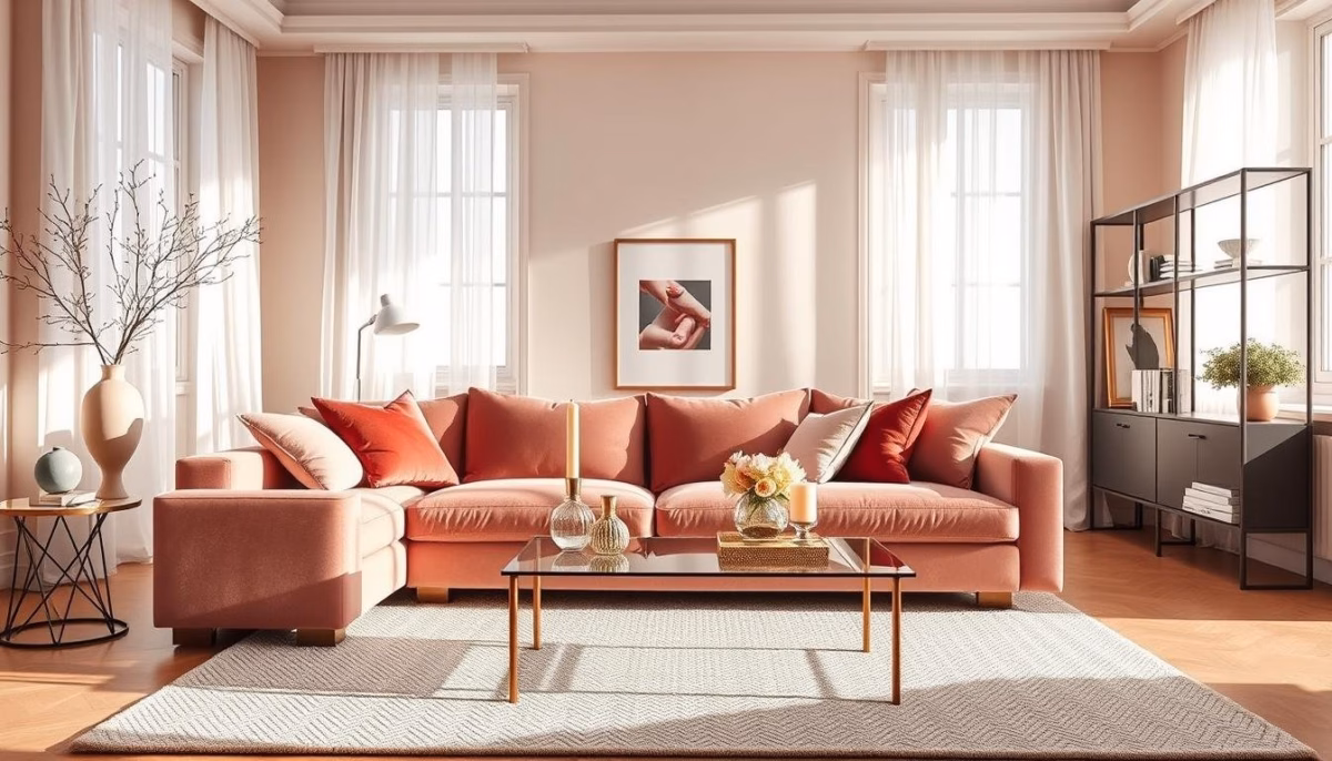 Rosa Millennial e Detalhes em Cobre: Um Toque Moderno - ideia