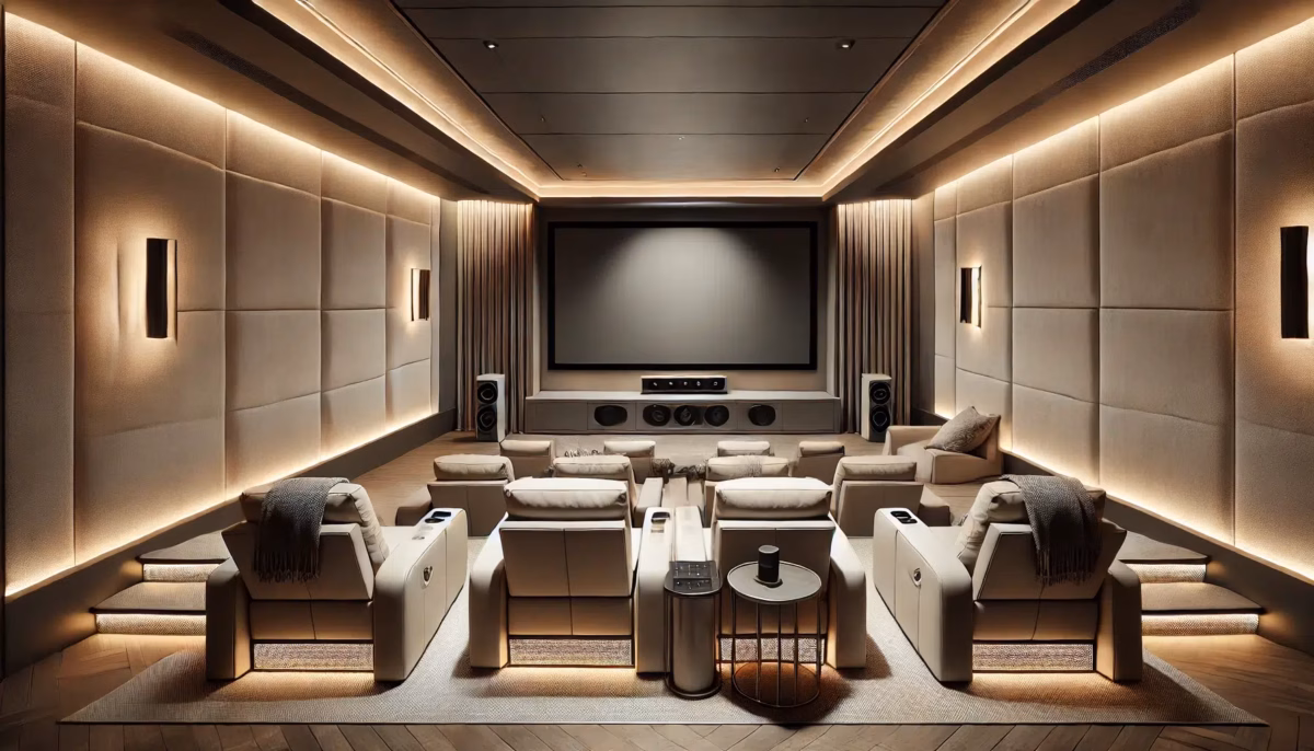 Sistema de Som Imersivo e Isolamento Acústico: Prepare a Pipoca! - inspiração