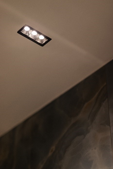 Spots Embutidos no Gesso: Minimalismo e Elegância - ideia