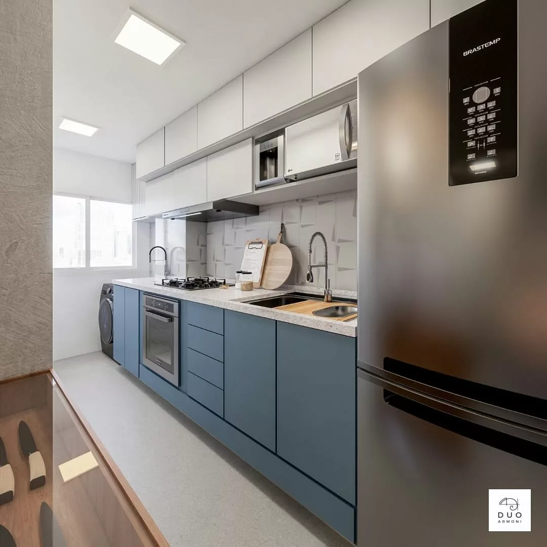 Azul-Petróleo e Detalhes Dourados: Sofisticação em Cada Detalhe - ideia