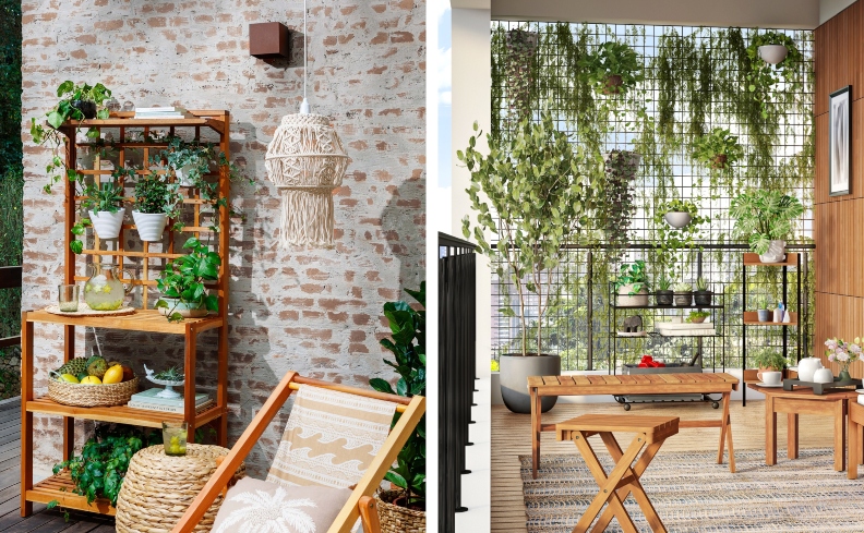 Organização Suspensa: Crie um Jardim Vertical na Sua Cozinha - ideia