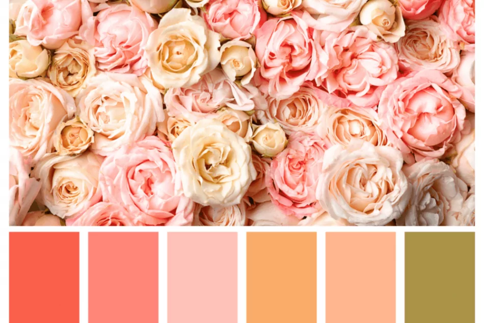 Romantismo Delicado com Rosas e Nude - ideia