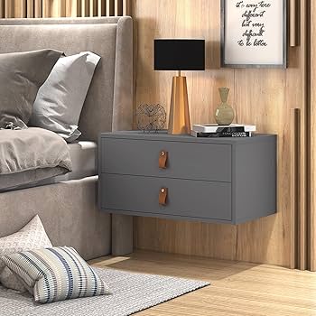 Criado Mudo Suspenso Espelhado: Elegância e Amplitude em Dobro - inspiração