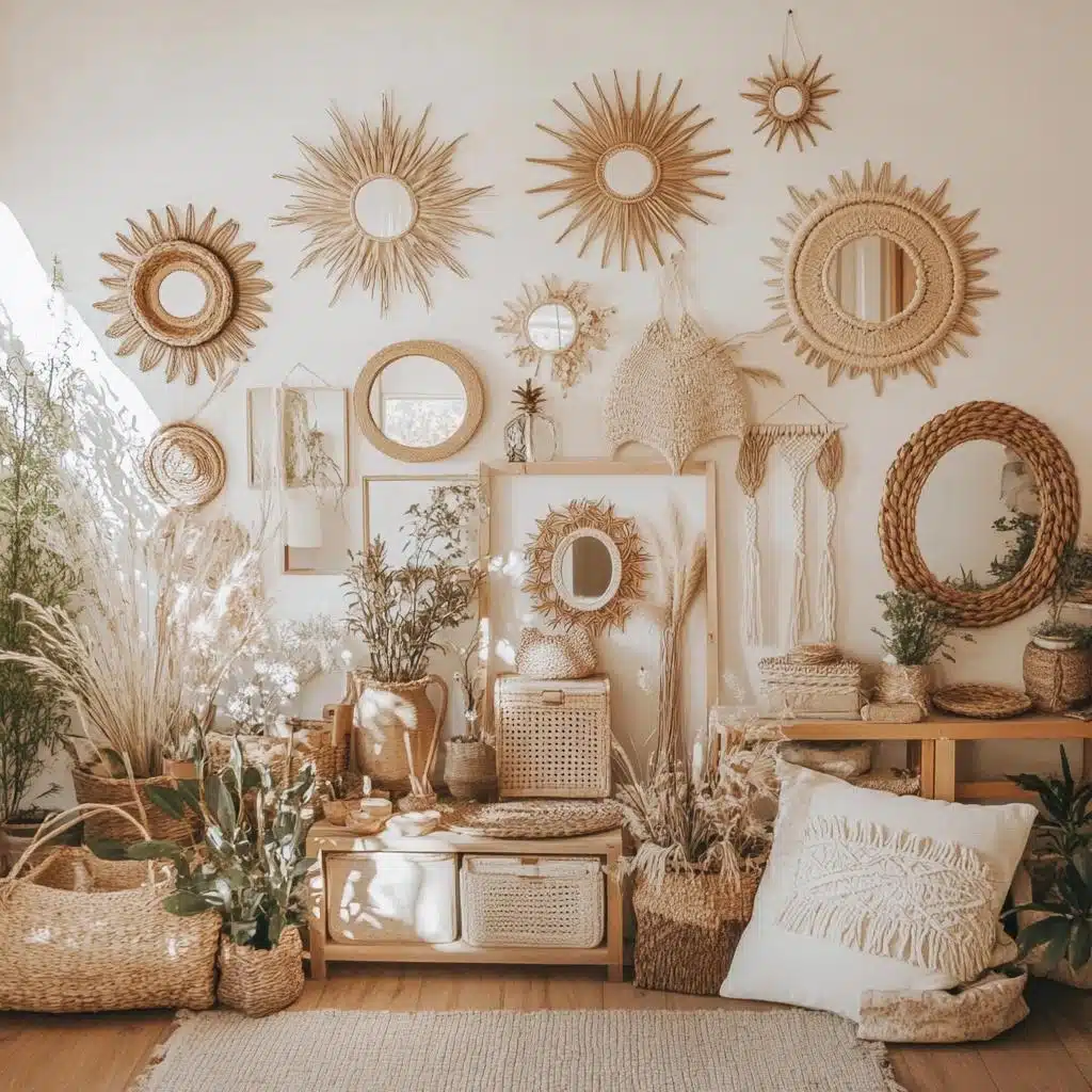 Espelho Sol: Energia e Otimismo para seu Ambiente - inspiração