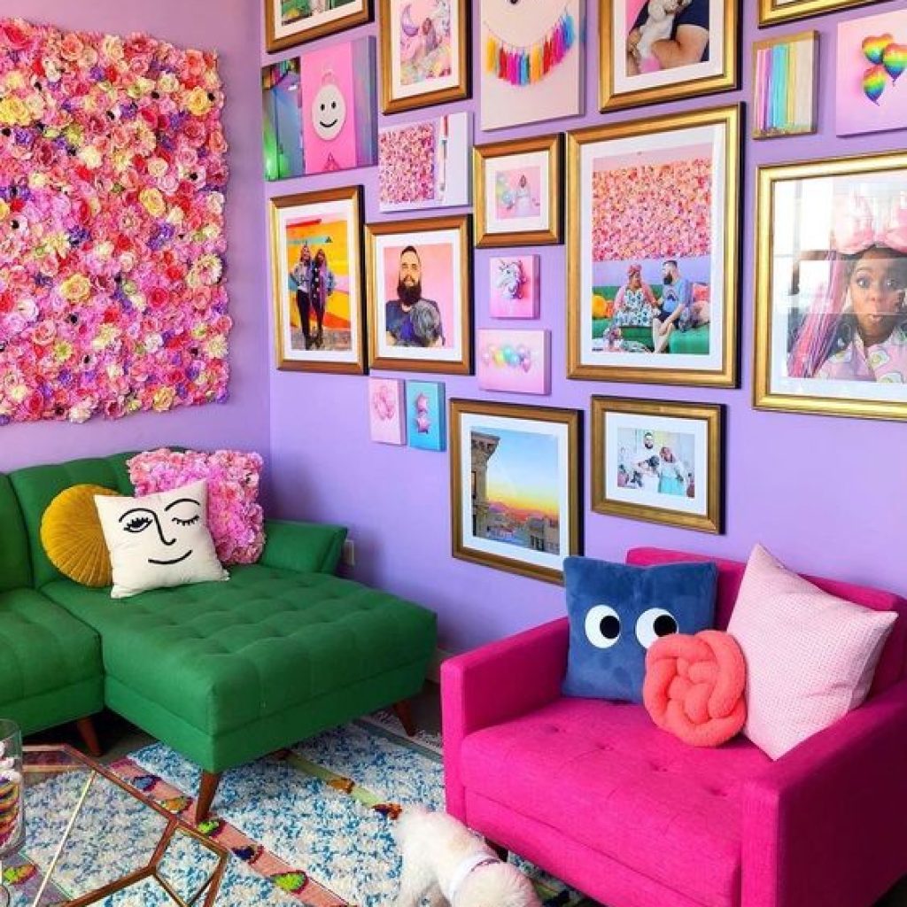 Cores Vibrantes: Uma Explosão de Alegria na Parede - ideia