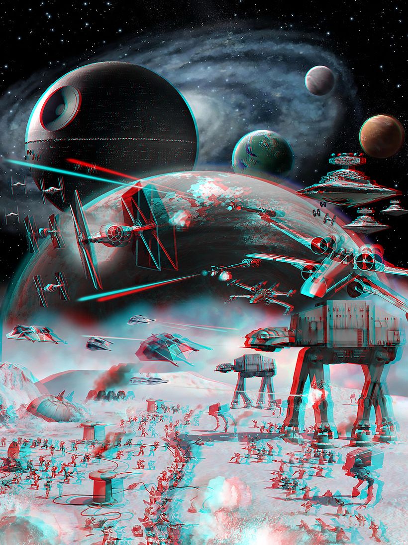 Com Quadros Anaglíficos: Nostalgia e Modernidade! - ideia