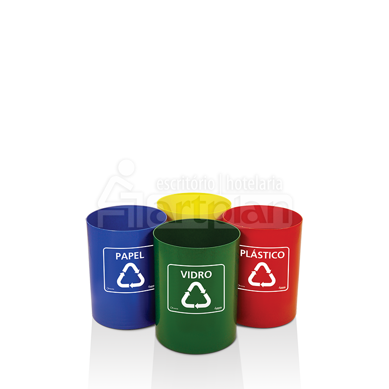 Lixeiras Seletivas Vintage com Pintura Envelhecida: Elegância Retrô - detalhe