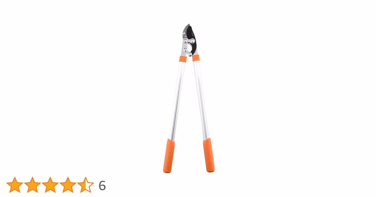 Tesoura de Poda Tipo Bigorna para Limpeza Eficiente de Galhos Secos - detalhe