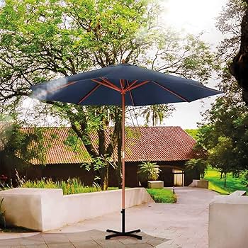 Ombrelone de Madeira e Palha: Um Toque Rústico Chic - detalhe