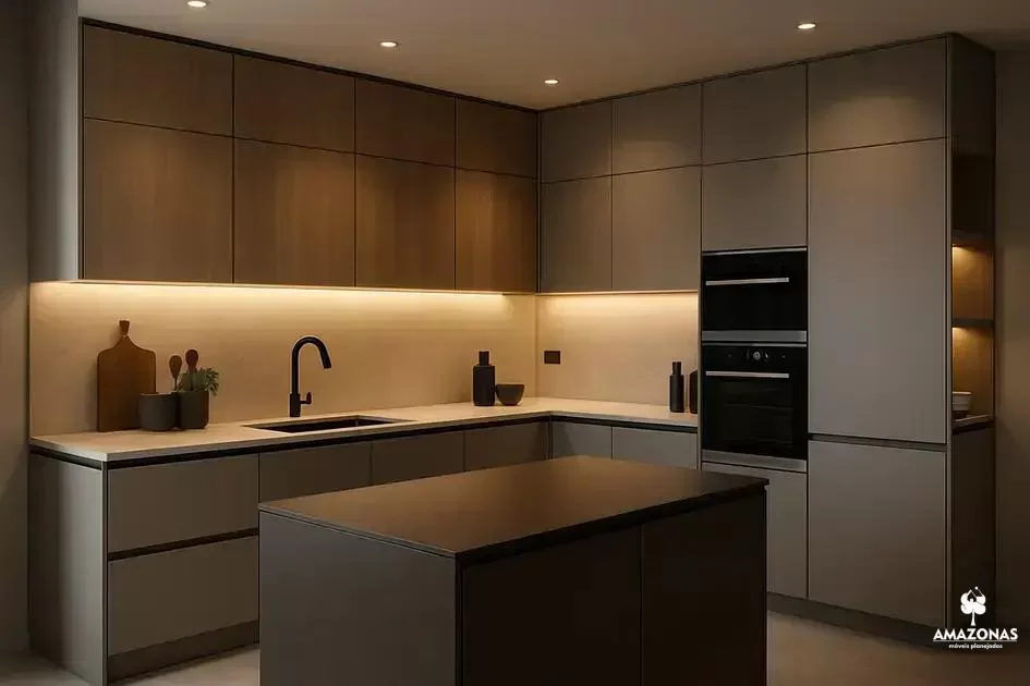 Cozinha Planejada Sustentável: Materiais Ecológicos e Design Consciente - ideia