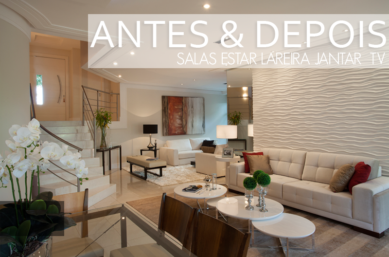 Com Lareira Ecológica e Revestimento 3D: Sofisticação Sustentável - inspiração