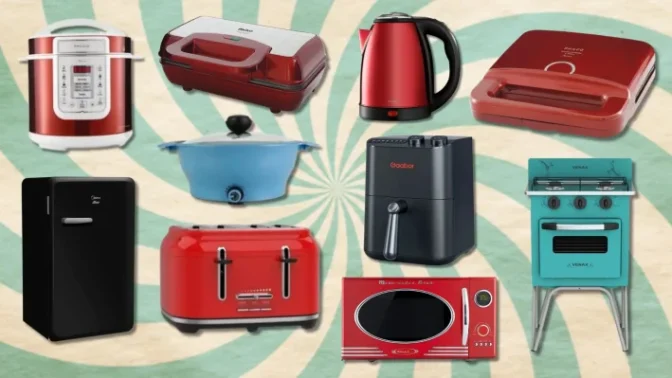 Cozinha Vintage com Eletrodomésticos Retrô: Um Toque de Nostalgia para sua Casa - ideia