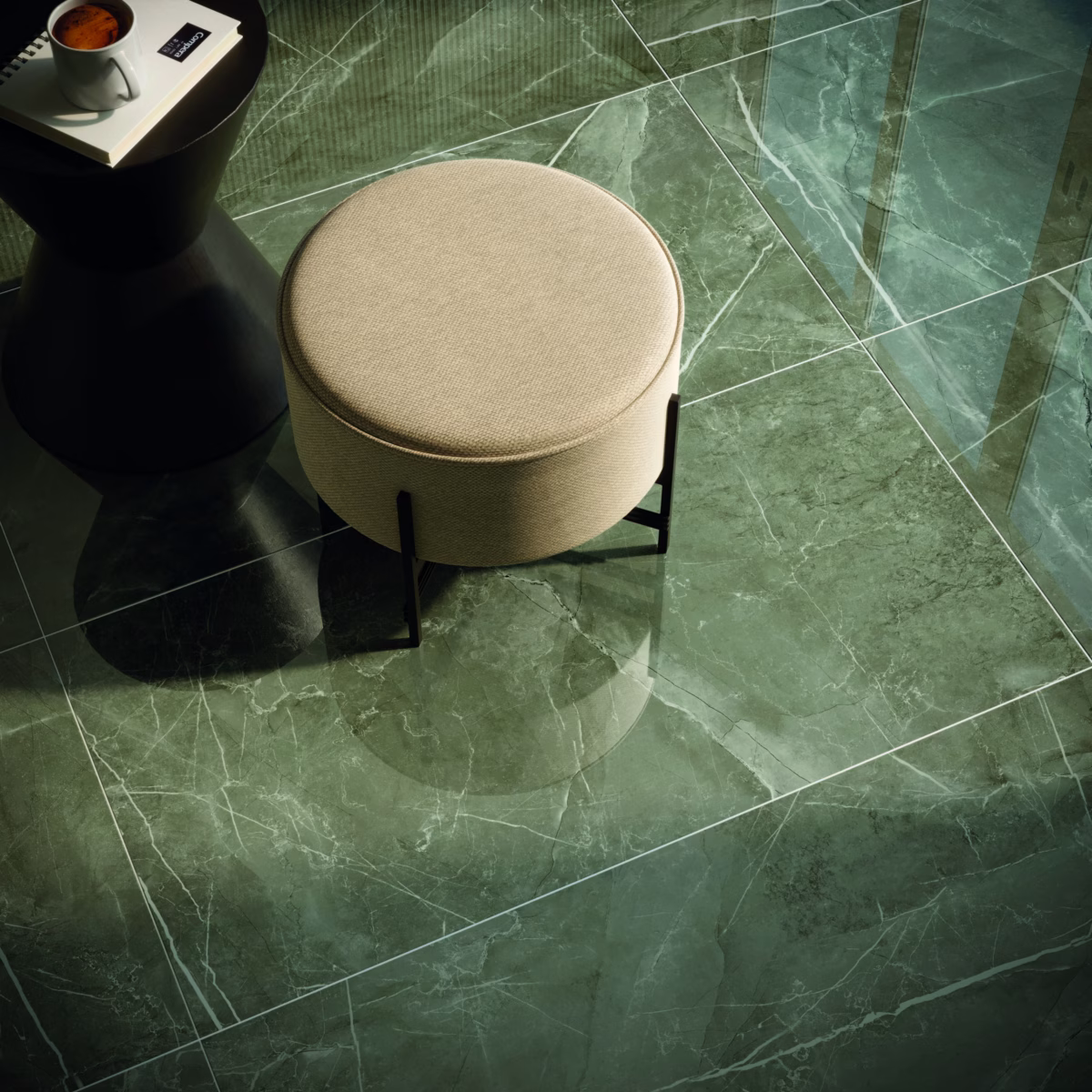 Verde Musgo em Cerâmica: Natureza Que Acalma e Embeleza - ideia