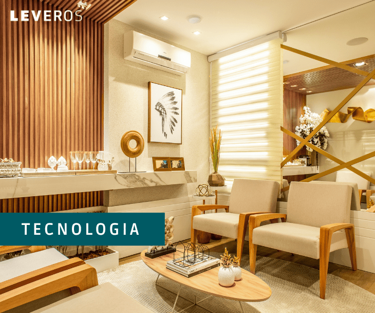 Split em Ambientes Rústicos: Contraste Aconchegante - ideia