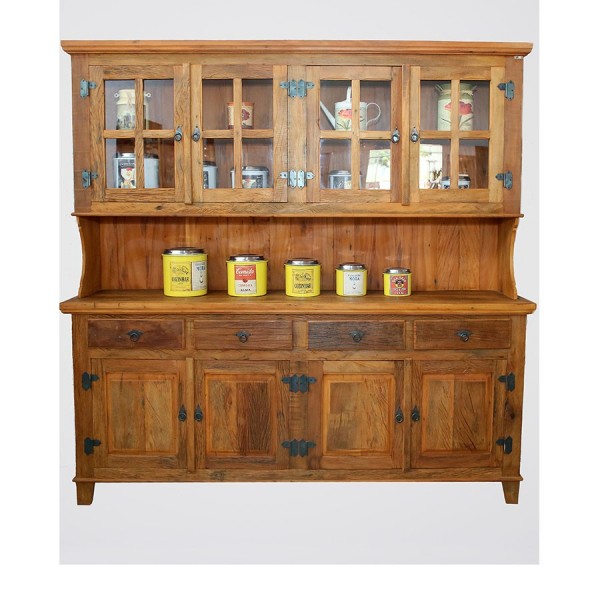 Armário Rústico com Portas de Demolição - ideia