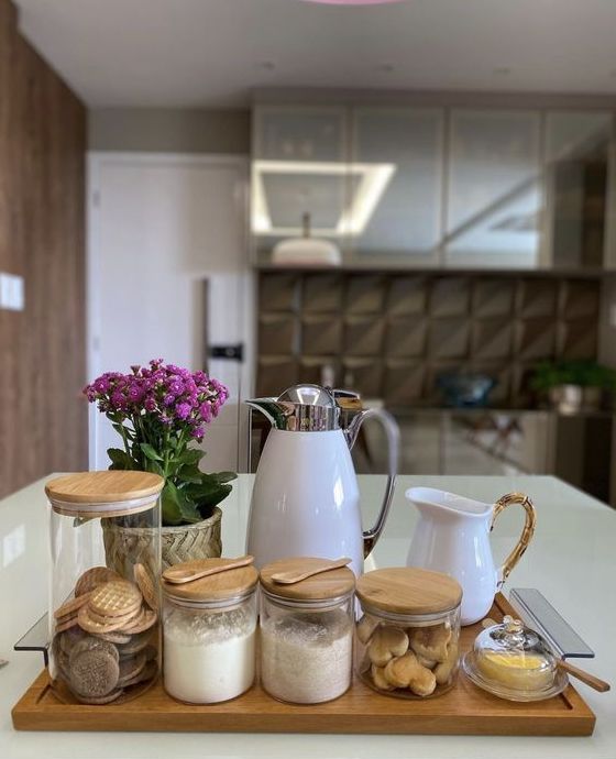 Cantinho do Café Minimalista: Elegância em Tons Neutros - ideia