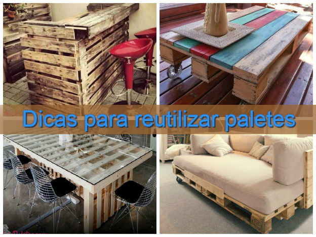 Reaproveitando Pallets na Decoração e Mobiliário - ideia