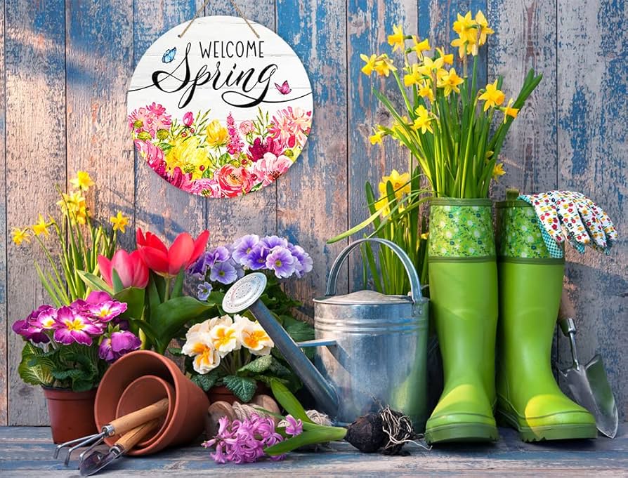 Guirlandas de Flores Naturais para a Porta: Boas-Vindas Primaveris - detalhe